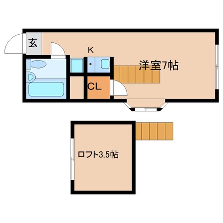 音羽町駅 徒歩3分 2階の物件間取画像